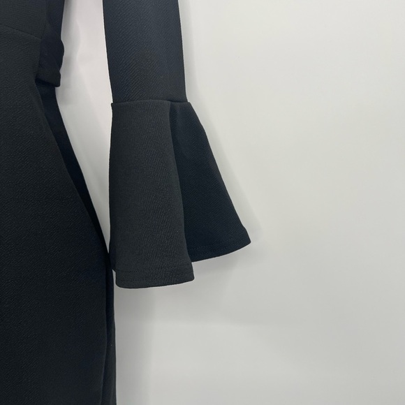 COPY - BOOHOO MATERNITY MAE RUFFLE SLEEVE WRAP DRESS SZ 4 NWT - Picture 5 of 9